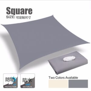 UV-proof Four-corner 420D Oxford Cloth Sunshade Sail Courtyard Waterproof Sunshade Outdoor Canopy